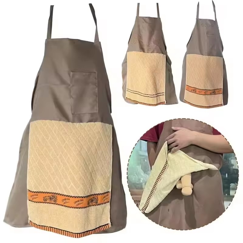 新しいシェフのいたずらエプロン、ポケット付きクリエイティブな - Camping Cooking Apron のレビューと価格
