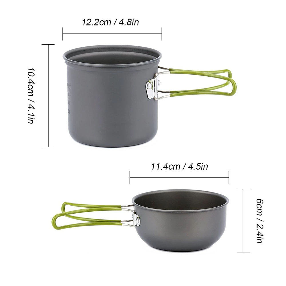 キャンプ調理器具キット ストーブ付き アウトドアクッキングセ - Camping Cooking Set With Bag のレビューと価格